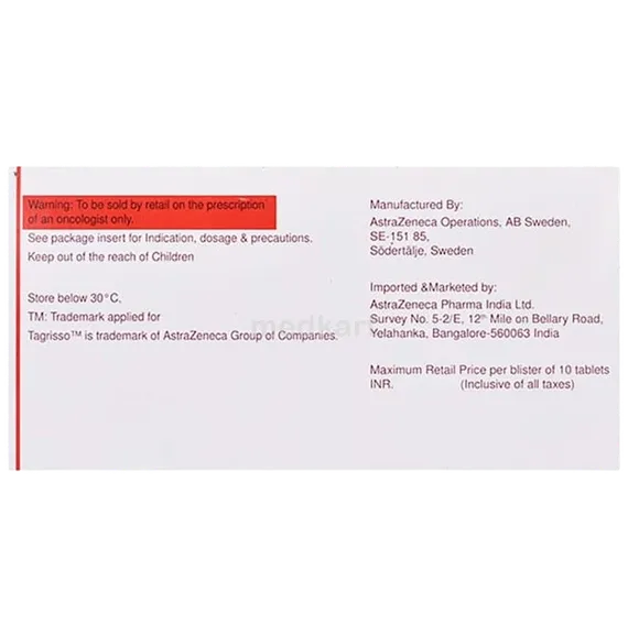 tagrisso 80mg tablet 10's